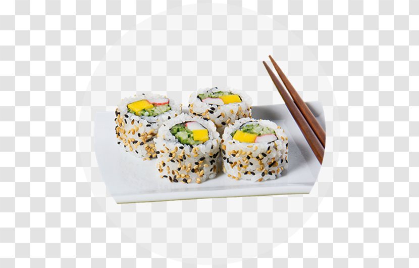 California Roll Japanese Cuisine Gimbap Sushi Uramaki-zushi - Steamed Rice Transparent PNG