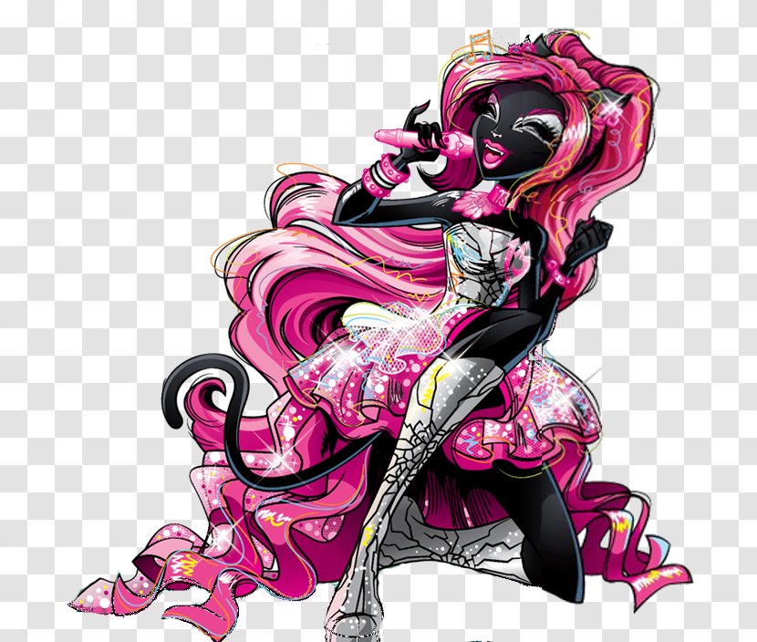 Monster High Friday The 13th Catty Noir Doll Boo York, York - Flower - Shopkins Shoppies Tin Of Books Transparent PNG