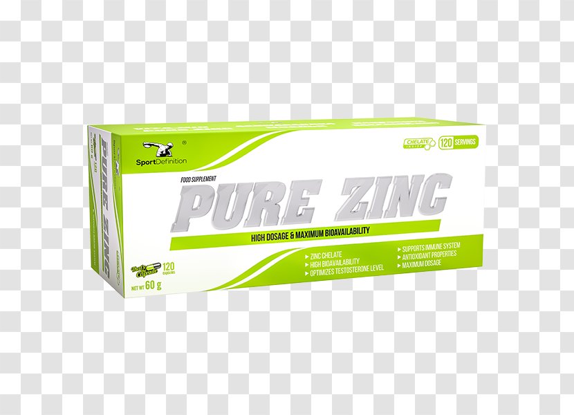 Sport Zinc L-carnosine Dietary Supplement Vitamin - Brand - Deficiency Transparent PNG