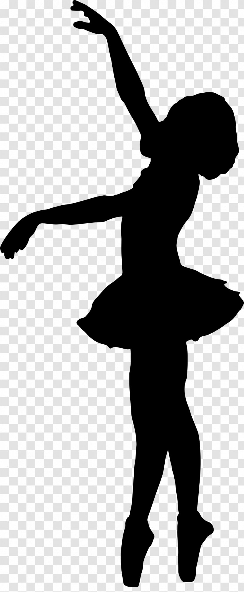 Ballet Dancer Silhouette - Heart Transparent PNG