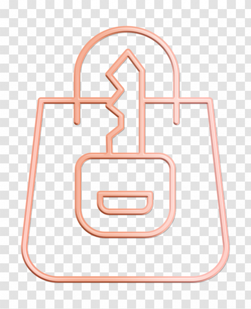 Cyber Icon Shopping Bag Icon Safe Icon Transparent PNG