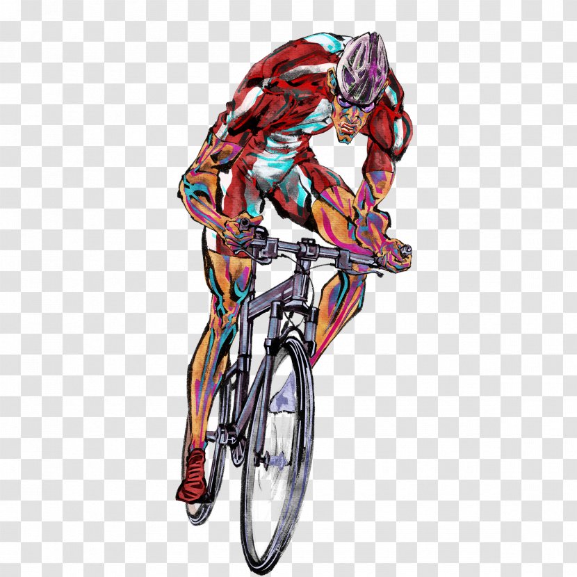 Mountain Bike Bicycle Cycling Cartoon Comics - Motocross - Comic Ride Transparent PNG