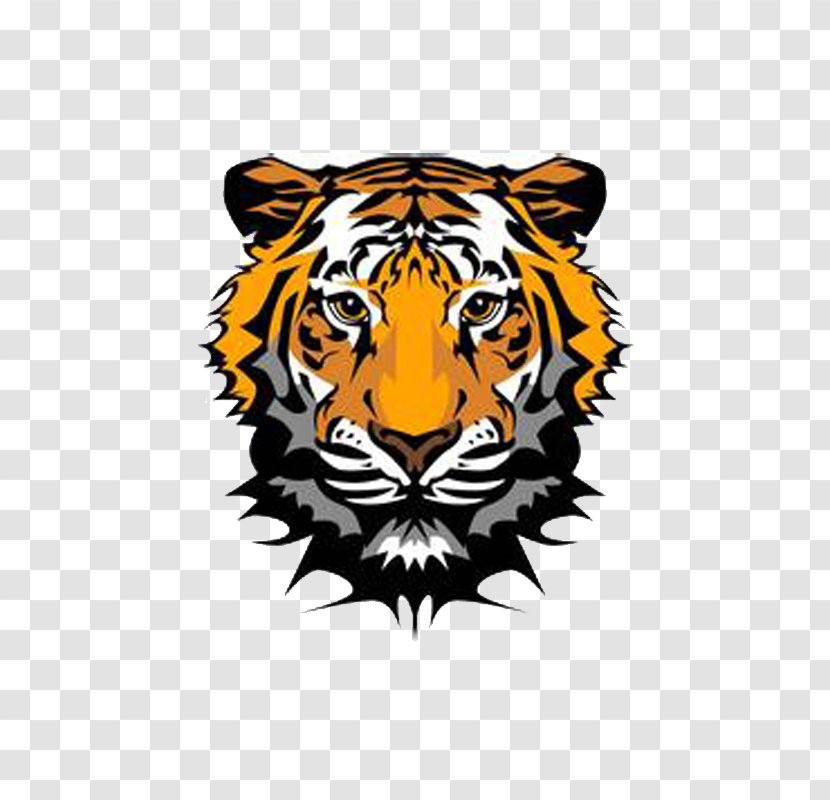 Bengal Tiger Roar Clip Art - Snout - Vector Transparent PNG