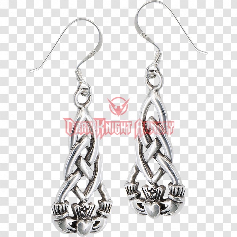 Earring Jewellery Filigree Silver Claddagh Ring - Body Transparent PNG