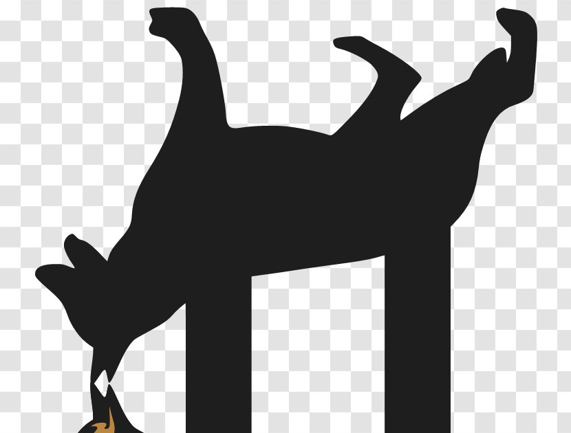 Canidae Dog Silhouette Black Clip Art - White Transparent PNG
