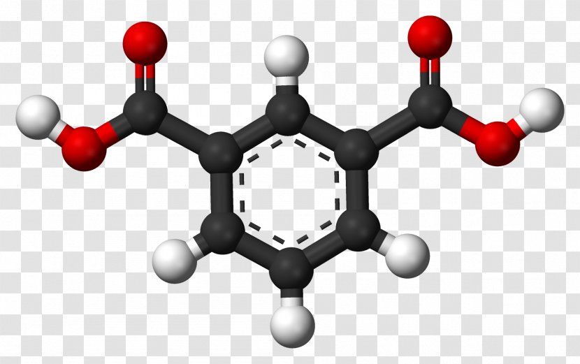 Acetophenone Ball-and-stick Model Isophthalic Acid Structure Molecule - Silhouette - Automotive Library Transparent PNG