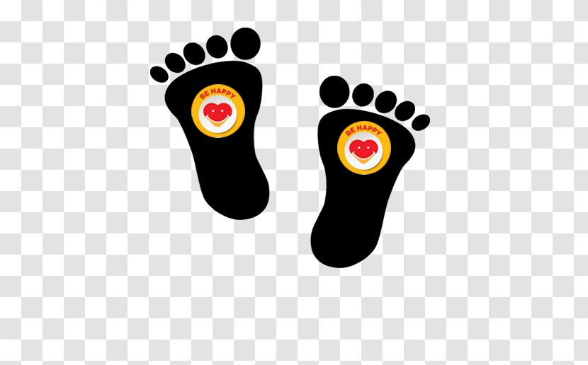 Foot Sticker Shoe Wall Decal Sole - Reflexology - Happy Beings Transparent PNG