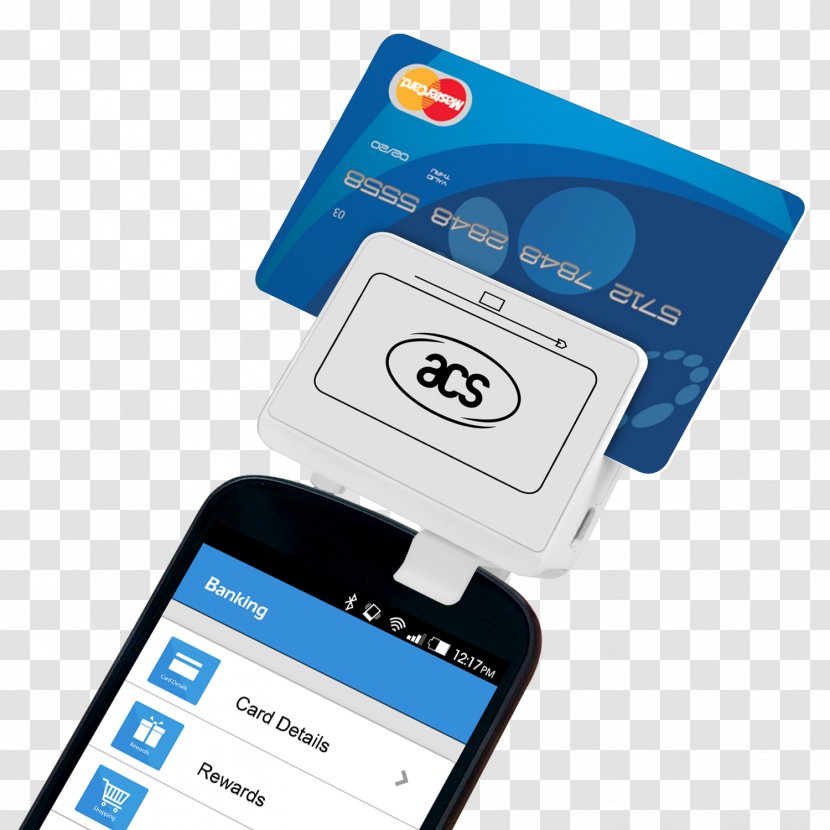 Credit Card Magnetic Stripe Electronics Reader - Accessory Transparent PNG