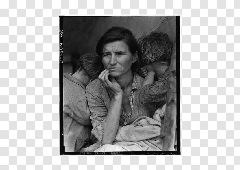 Dorothea Lange United States Migrant Mother The Great Depression - Florence Owens Thompson - Children Transparent PNG