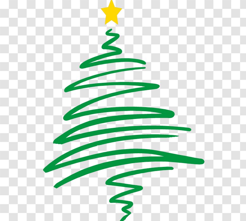 Christmas Tree Day Clip Art Illustration - Green - Food Drive Transparent PNG