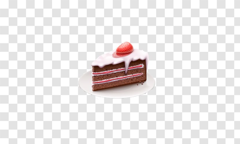 Tart Petit Four Strawberry Cream Cake Cupcake Icing - Buttercream - Realistic Transparent PNG