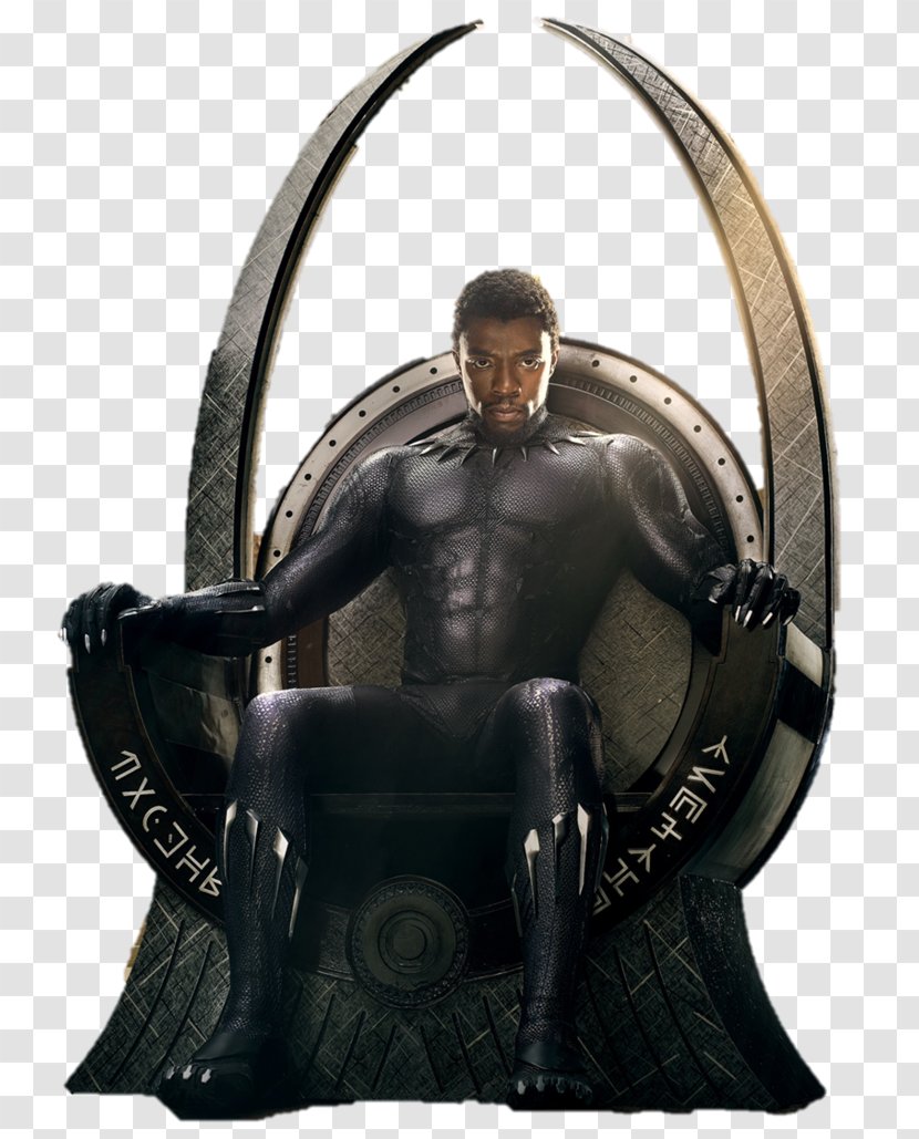 Black Panther Superhero Movie Film Marvel Cinematic Universe - TRONE Transparent PNG