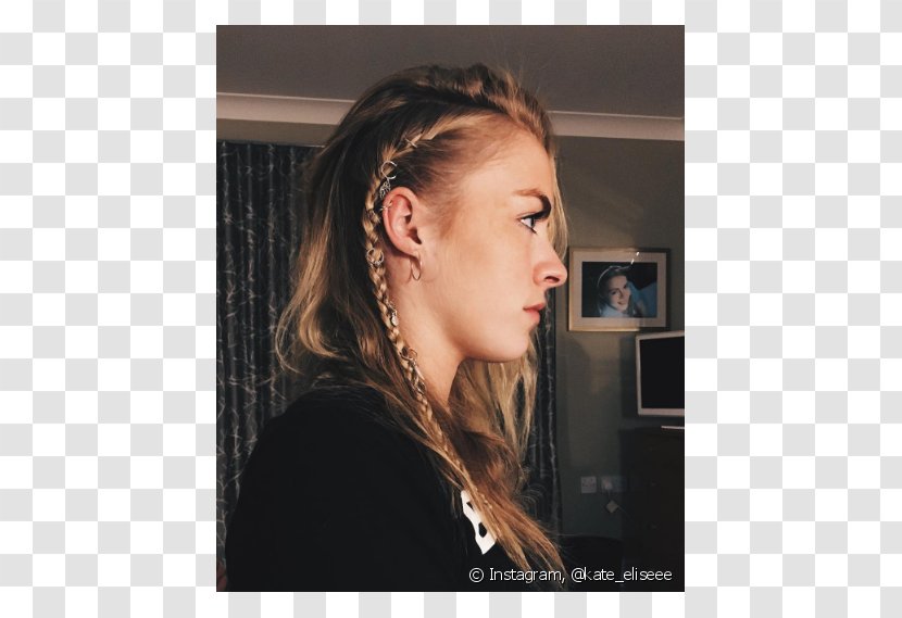 Braid Long Hair Hairstyle Knot - Heart - Como Fazer Uma Tranca Espinha De Peixe Transparent PNG