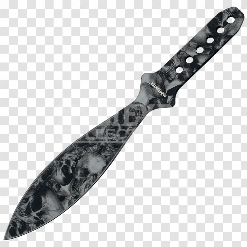 Throwing Knife Blade - Weapon - Skull Transparent PNG