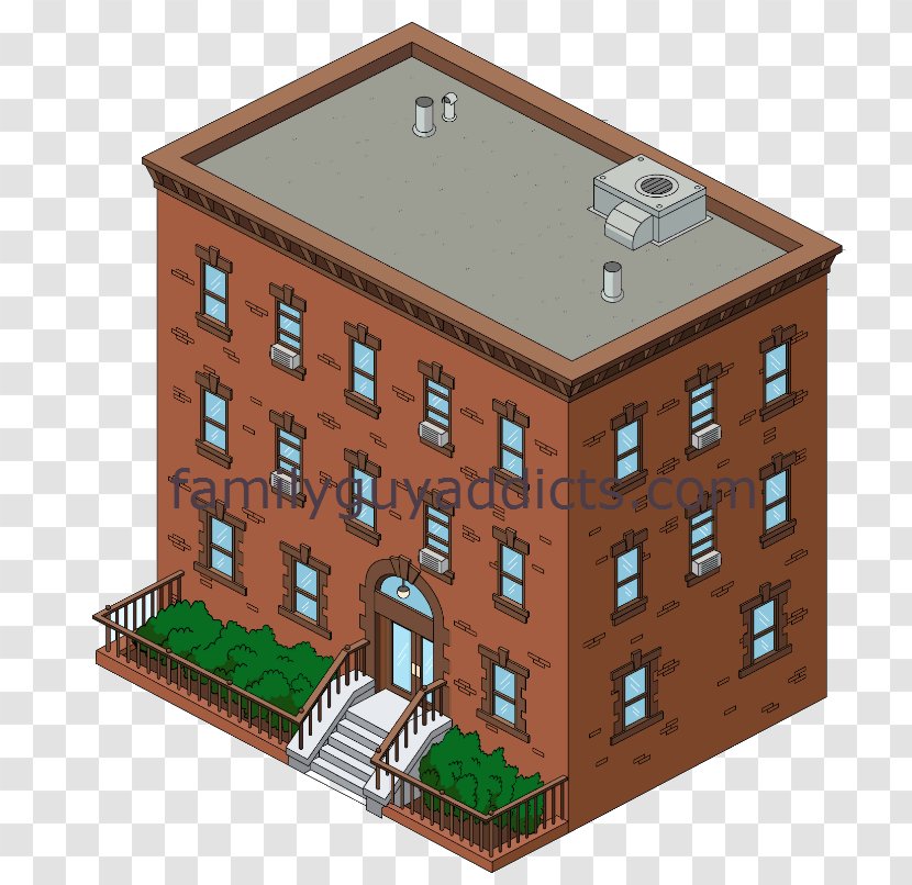 Family Guy: The Quest For Stuff Building House Apartment Facade - Home - Buildings Transparent PNG