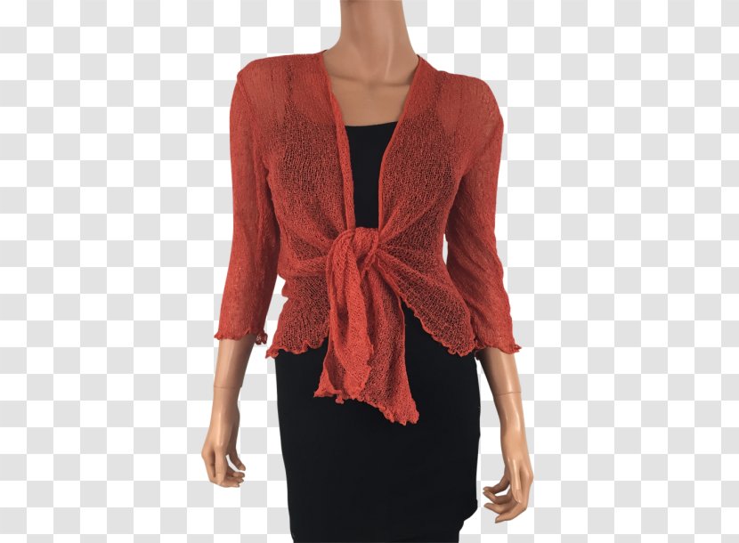 Cardigan Shrug Sleeve Blouse Sweater - Top - Dress Transparent PNG