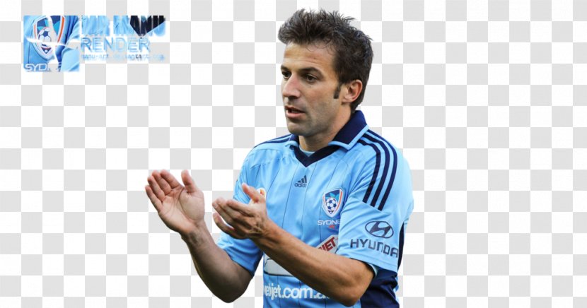 Alessandro Del Piero Sydney FC 9 November T-shirt Rendering - Watercolor - Sidney Transparent PNG