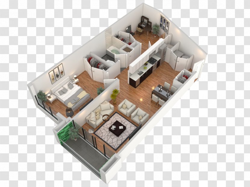 Floor Plan Apartment Square Foot Building - Garage - Unit Construction Transparent PNG