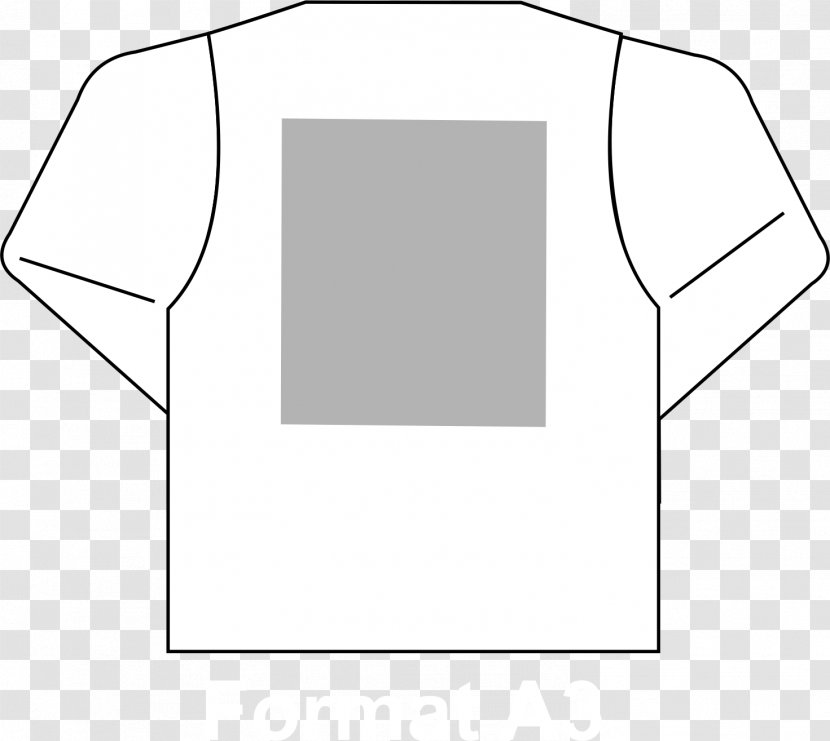T-shirt Collar Neck Sleeve Paper - Text Transparent PNG