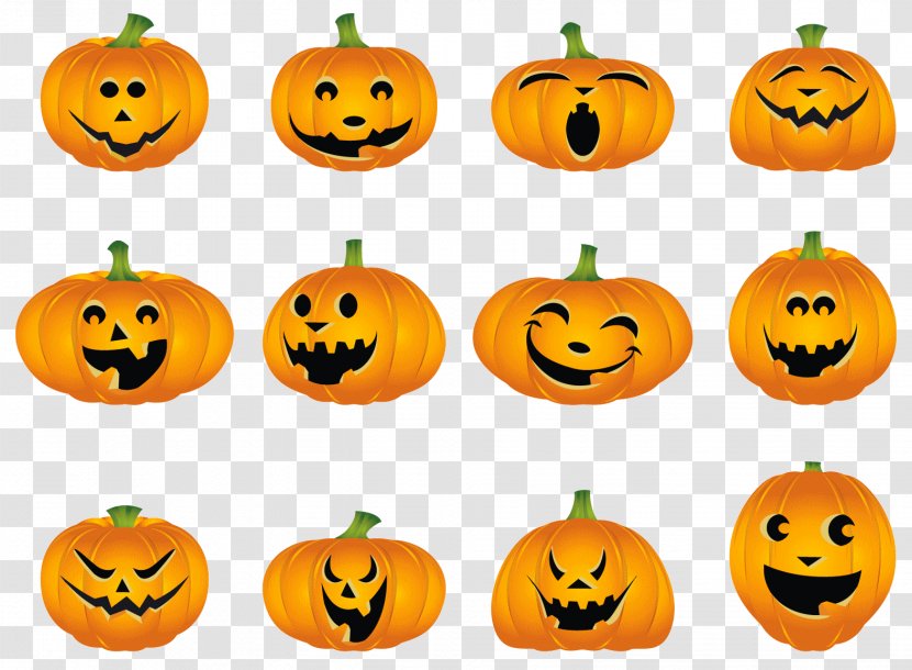 Jack-o'-lantern Halloween Pumpkins Carving - Smiley - Pumpkin Transparent PNG