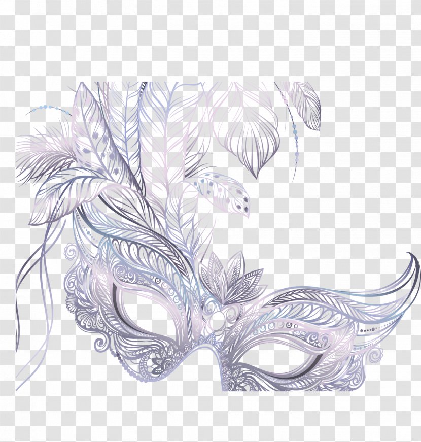 Elkridge April 13 Feather Mask Masquerade Ball - Howard County Maryland - New Orleans Bridal Shows Transparent PNG