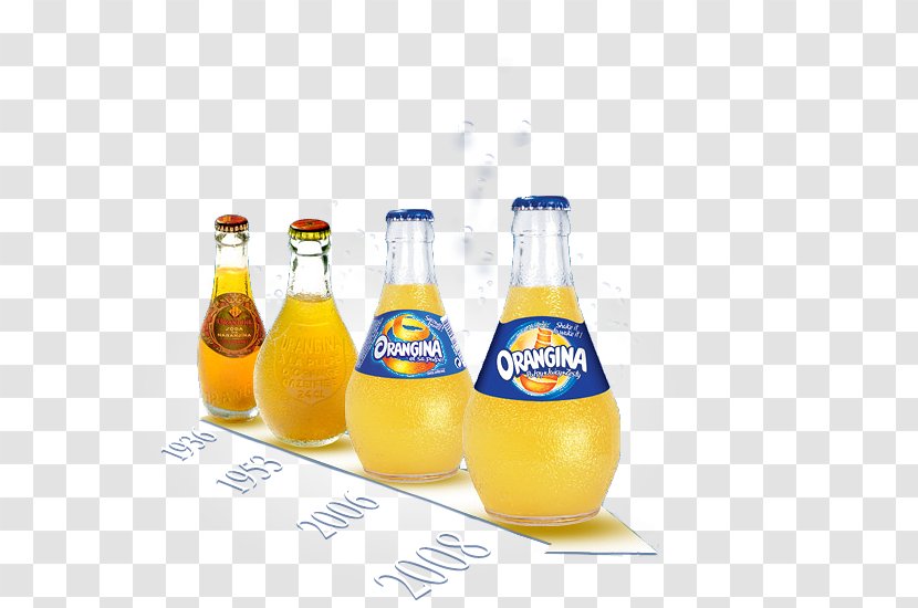 Orange Drink Orangina Juice Fizzy Drinks Soft - Lemonade Transparent PNG