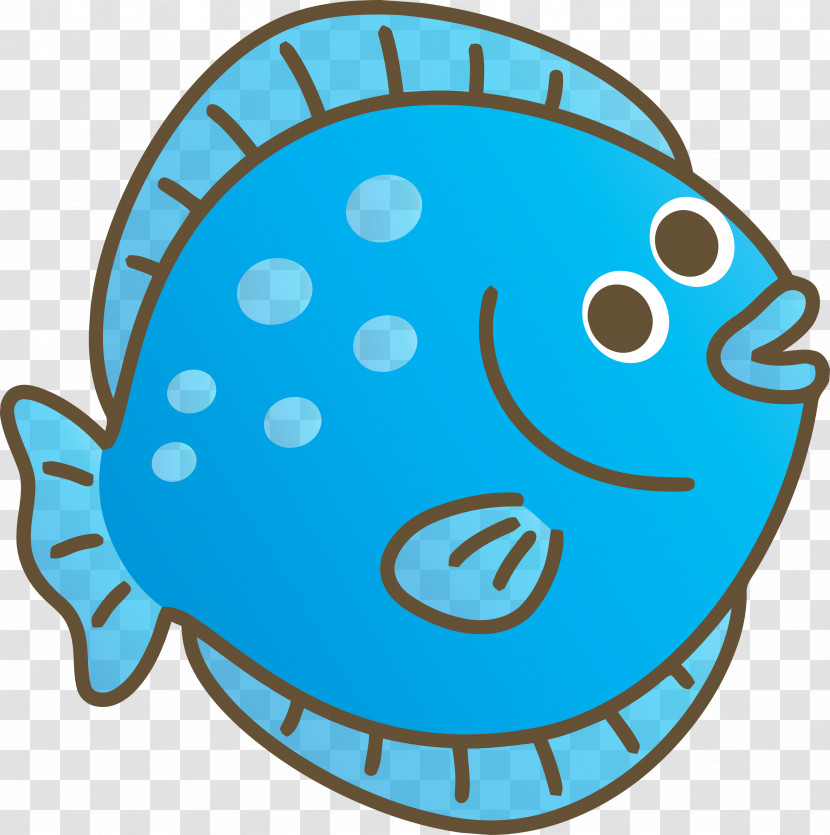 Turquoise Fish Transparent PNG