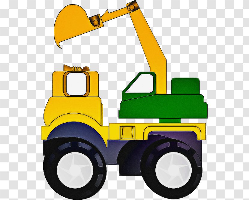 Motor Vehicle Mode Of Transport Clip Art - Toy - Construction Equipment Transparent PNG