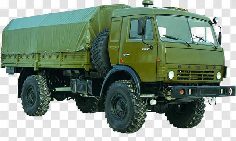 KamAZ-4326 Car Truck Transport - Lada Niva Transparent PNG