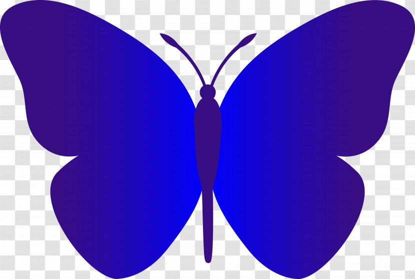 Clip Art Butterfly Openclipart Image Free Content - Brush Footed Transparent PNG