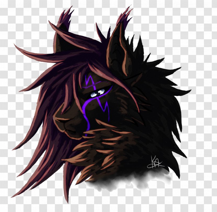 Purple - Wing - Realistic Demon Wolf Coloring Pages Transparent PNG
