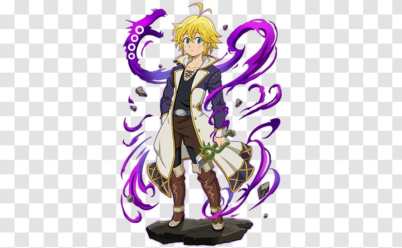 Meliodas The Seven Deadly Sins - Silhouette - Frame Transparent PNG