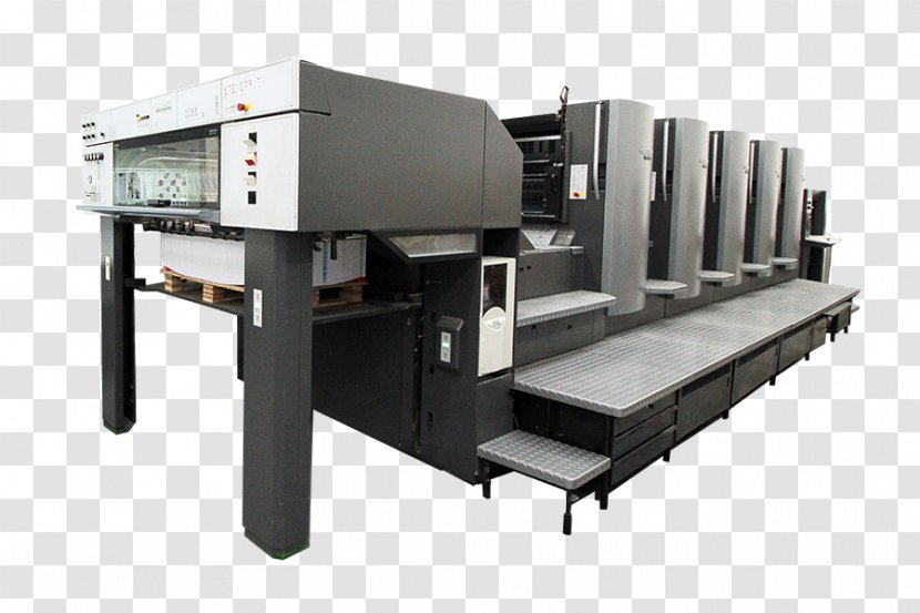 Machine Lithography Offset Printing Digital - Druckmaschine - Impresion Transparent PNG