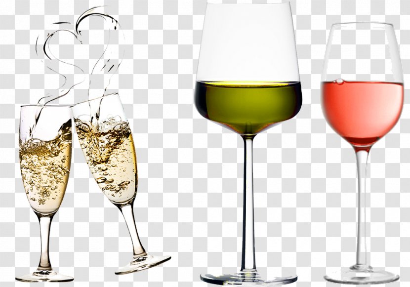Wine Glass Cup - Cocktail - Set Transparent PNG