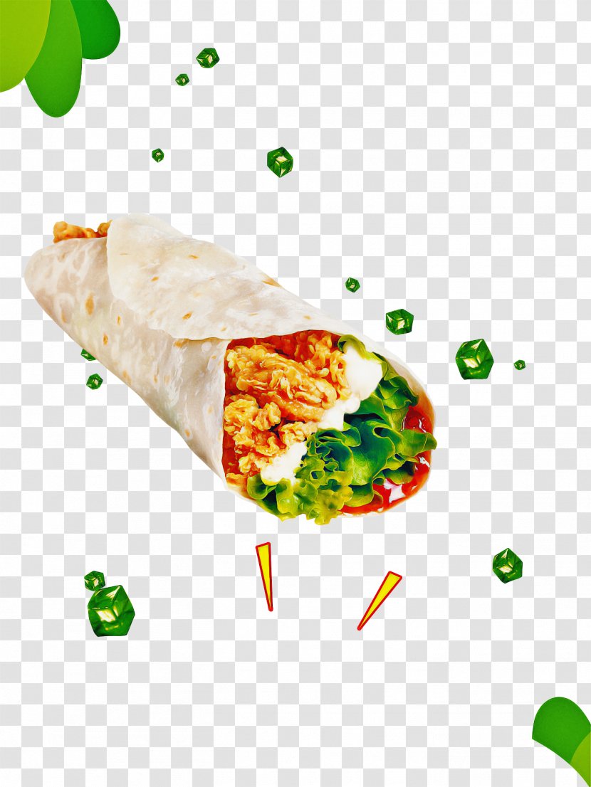 Taco Cartoon - Chipotle - Latin American Food Appetizer Transparent PNG