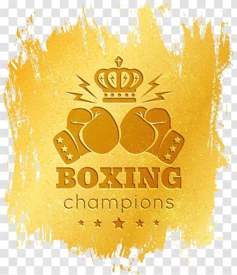 Boxing Glove Logo Ring - Gloves Label Transparent PNG