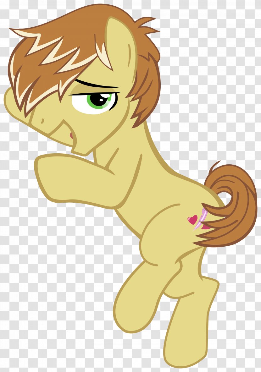 Pony Lion Bangs Hard To Say Anything Feather - Watercolor Transparent PNG