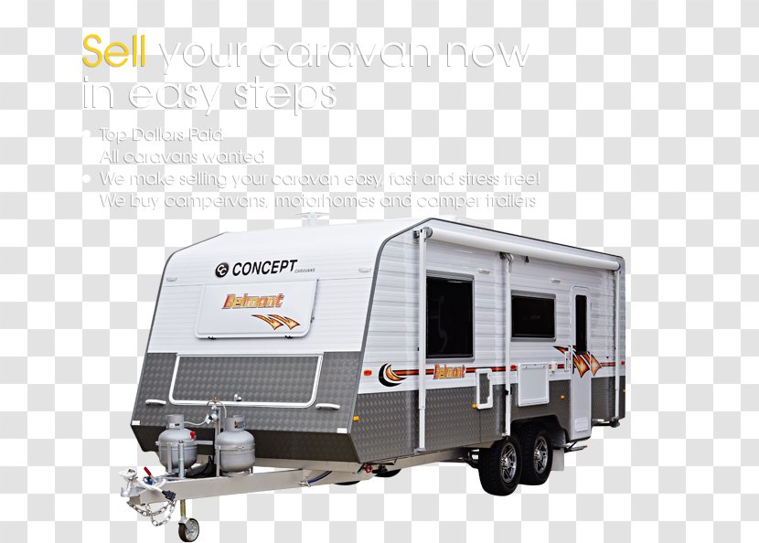 Caravan Campervans Vehicle Trailer - Car Transparent PNG