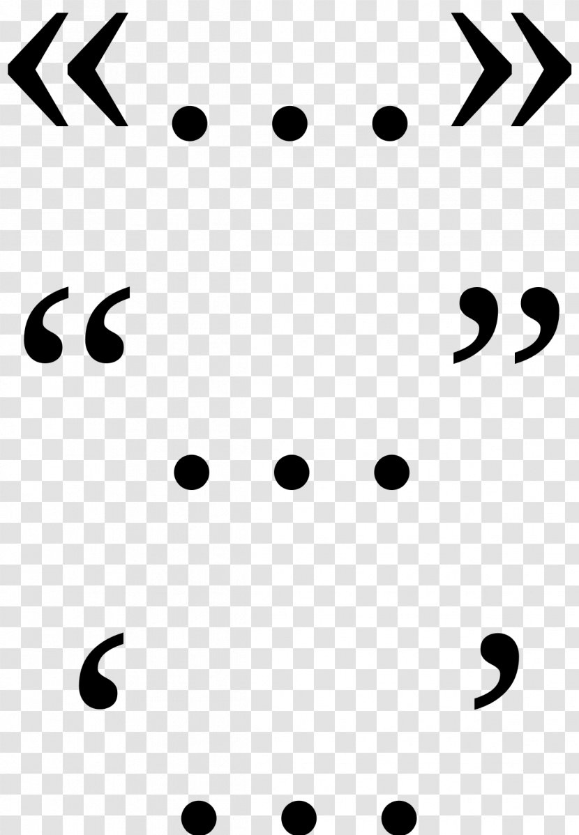 Quotation Mark Punctuation Royal Spanish Academy Orthography - Black - Comillas Transparent PNG