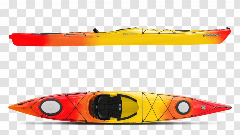 Sea Kayak Carolina Perception 14.0 Paddling - Vehicle - Hand Painted Transparent PNG
