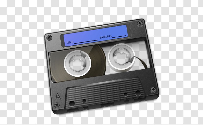 Compact Cassette Magnetic Tape - Frame Transparent PNG
