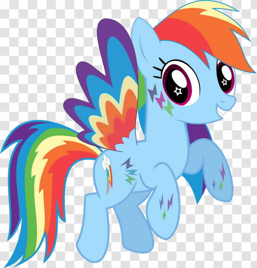 Rainbow Dash My Little Pony 1080p - Silhouette Transparent PNG