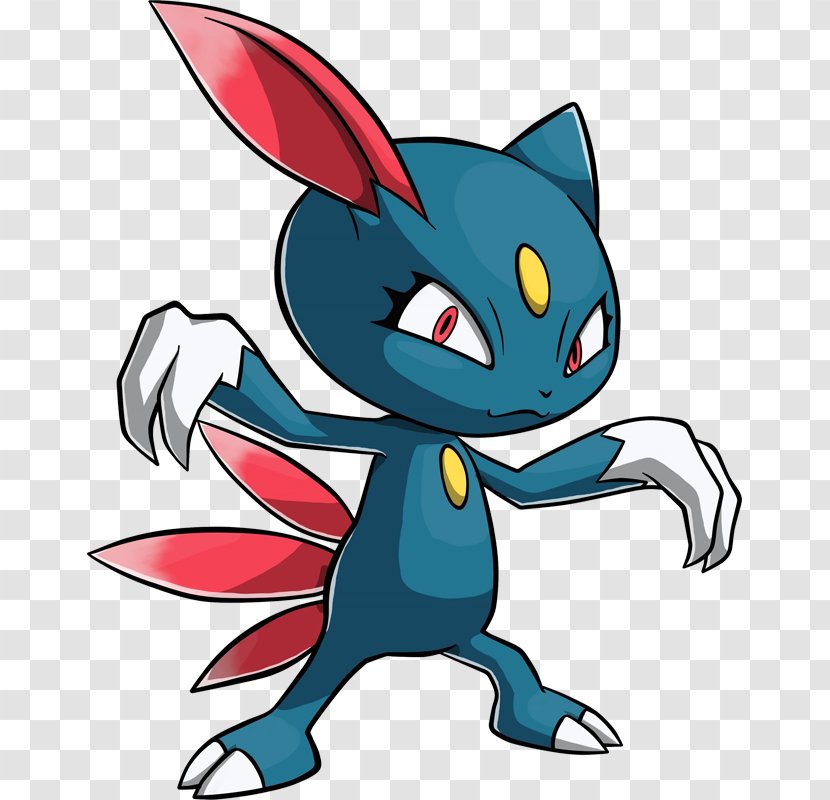 Cat Pokémon Adventures Sneasel Weavile - Small To Medium Sized Cats Transparent PNG