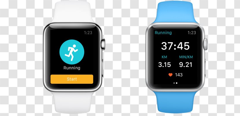 Apple Watch Series 3 1 Smartwatch Sports - Runkeeper - Fitness App Transparent PNG