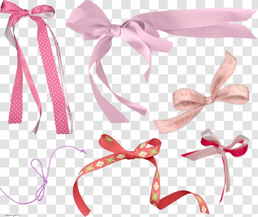 Hair Tie Paper Pink Ribbon Transparent PNG