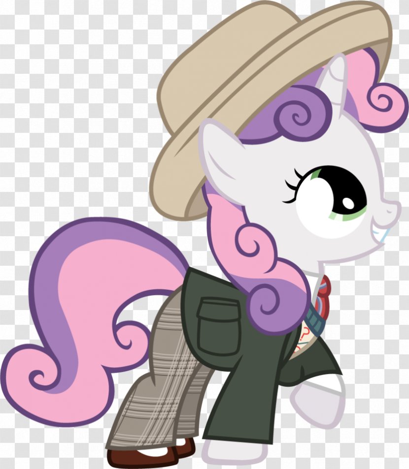 Pony Seventh Doctor Sweetie Belle Sixth - Cartoon Transparent PNG
