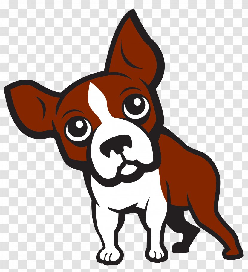 Boston Terrier Puppy Dog Breed Clip Art Transparent PNG