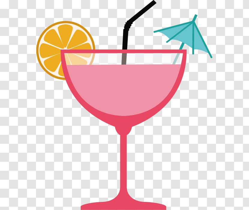Cocktail Garnish Pink Lady Sea Breeze Cosmopolitan - Autocad Dxf - Creative Transparent PNG