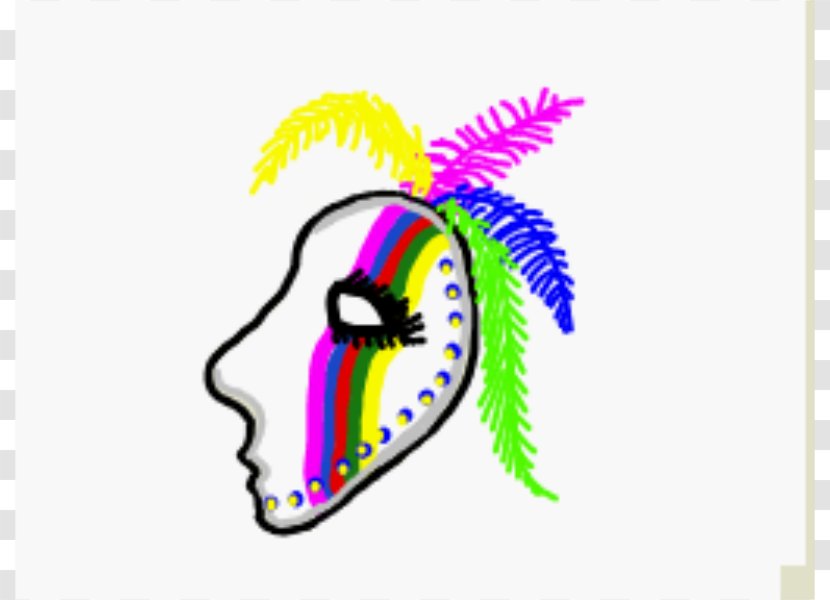 The Lone Ranger Mask Mardi Gras Clip Art - Feathers Clipart Transparent PNG