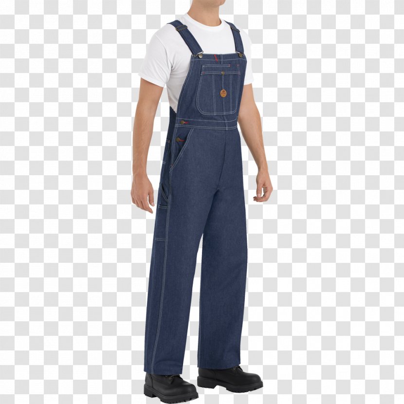 Overall Red Kap Denim Bib Workwear - Trousers - Overalls Transparent PNG